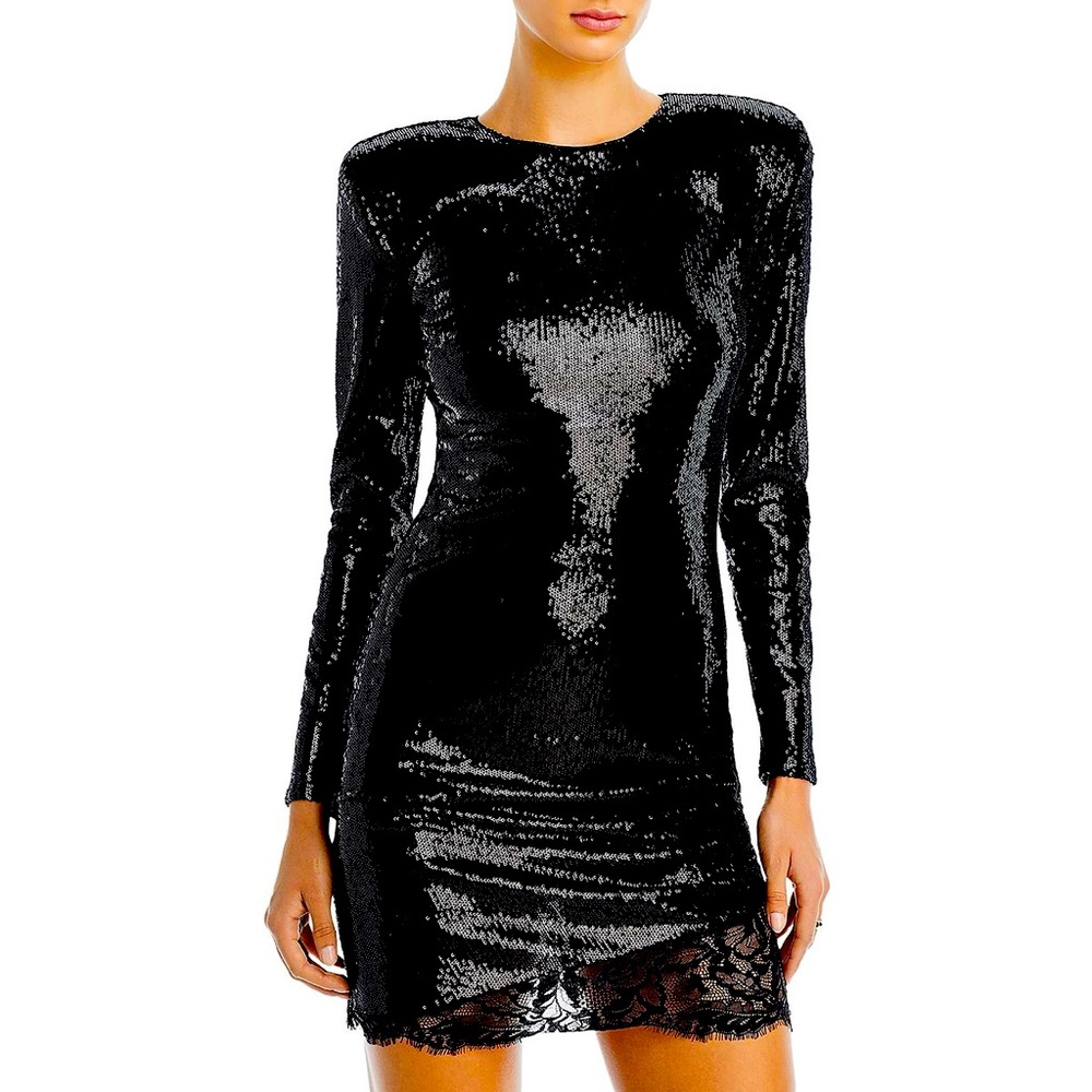 L’Agence Alba Mini Sequined Dress